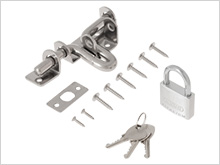 ストロングラッチと南京錠セット